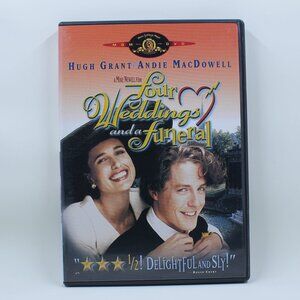 Four Weddings and a Funeral Video on DVD Rated R